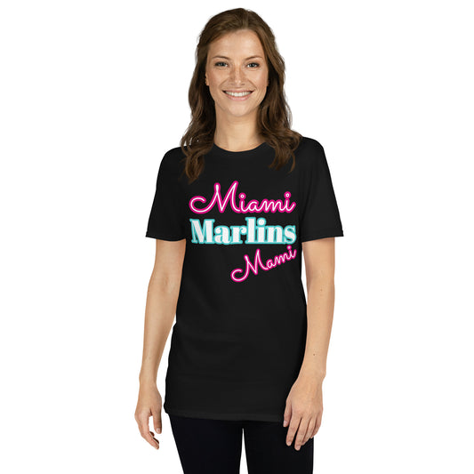 Graphic Tee | SoftStyle T shirt | Miami Marlins Mami T-Shirt