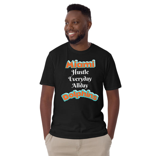 Dolphins Hustle Short-Sleeve Unisex T-Shirt