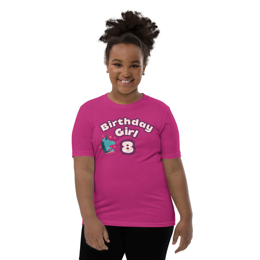Youth Graphic Tee | Short Sleeve T-Shirt | Birthday Girl